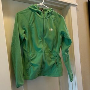 The North Face Women's Vibrant Green Fleece Hoodie
